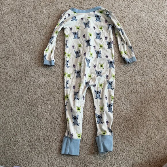 Monica + Andy Disney Monsters Inc. Onesie Organic Cotton 18/24M - Picture 4 of 4